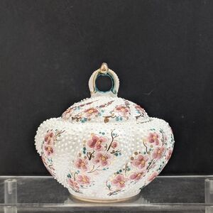 VINTAGE DERUTA JBH ITALY HAND PAINTED MORIAGE S. VOLPI PORCELAIN Bowl FLOWERS